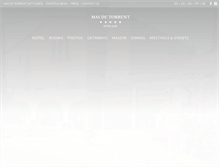 Tablet Screenshot of hotelmastorrent.com